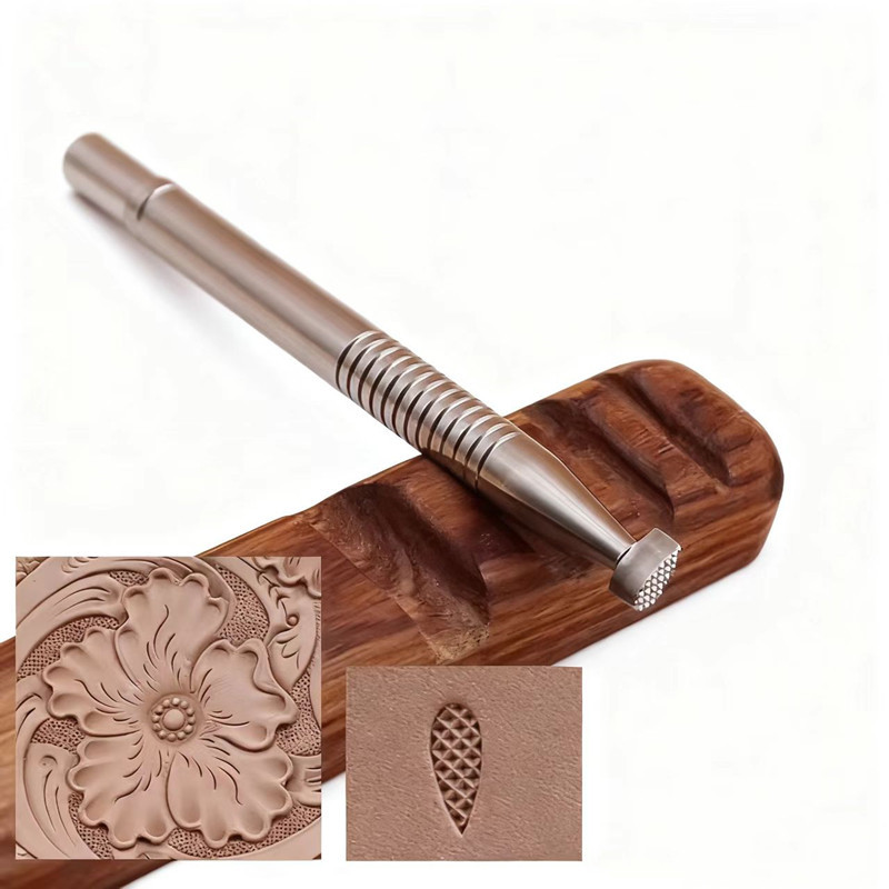Leather Stamp Set - Arabesque Background Stamp Set S1.5x4/M2.2x6/L3x8mm -