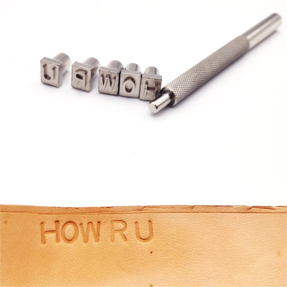Leather Stamp Set - Kim Loại Tem Set Stamping Công