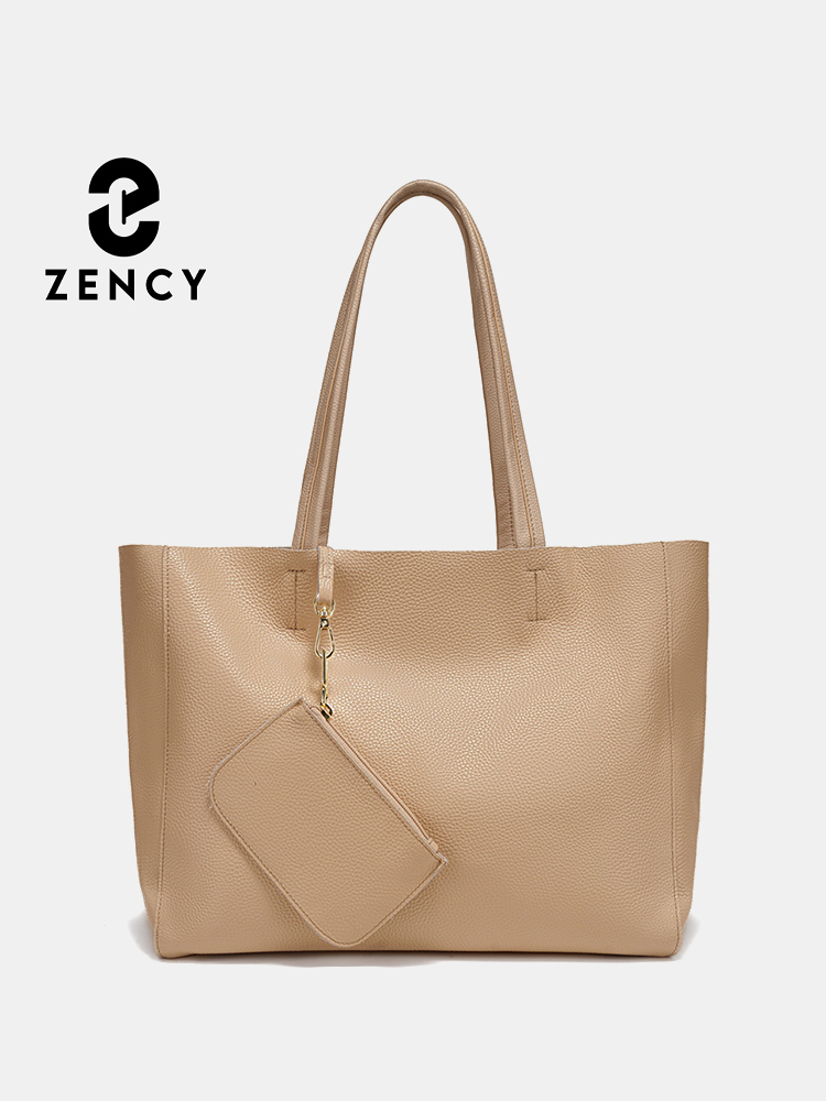 Leather Work Handbag - Zency Genuine Leather Large Tote Bags