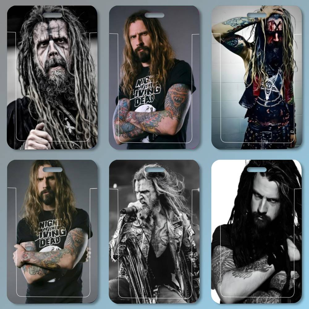 Leather Work In Art - R-Rob Zombie Canvas Art ID Card