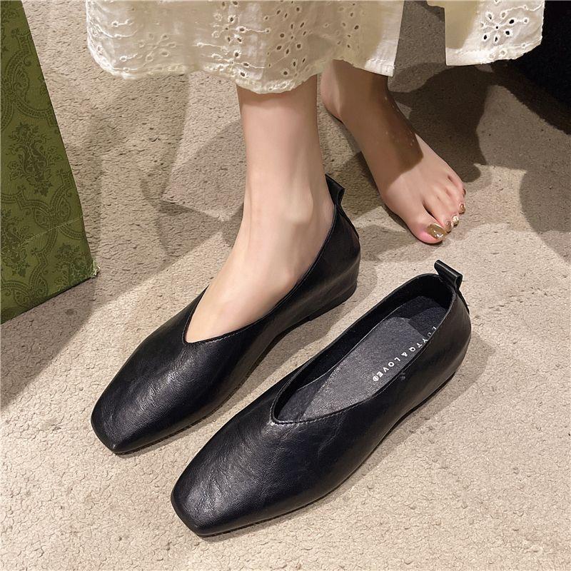 Leather Work Heels - Fashion Shoes Women's Loafers Genuine Leather