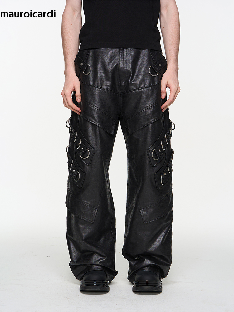 Mauroicardi Spring Autumn Cool - đánh giá và giá Leather Work Pants
