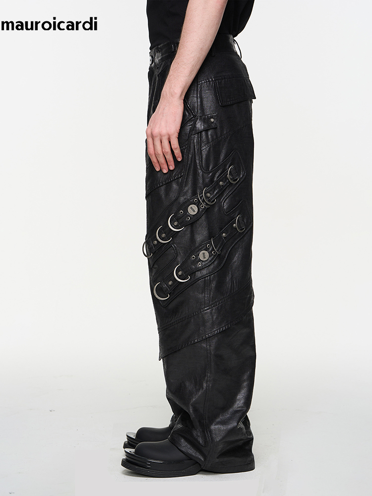 Mauroicardi Spring Autumn Cool - đánh giá và giá Leather Work Pants