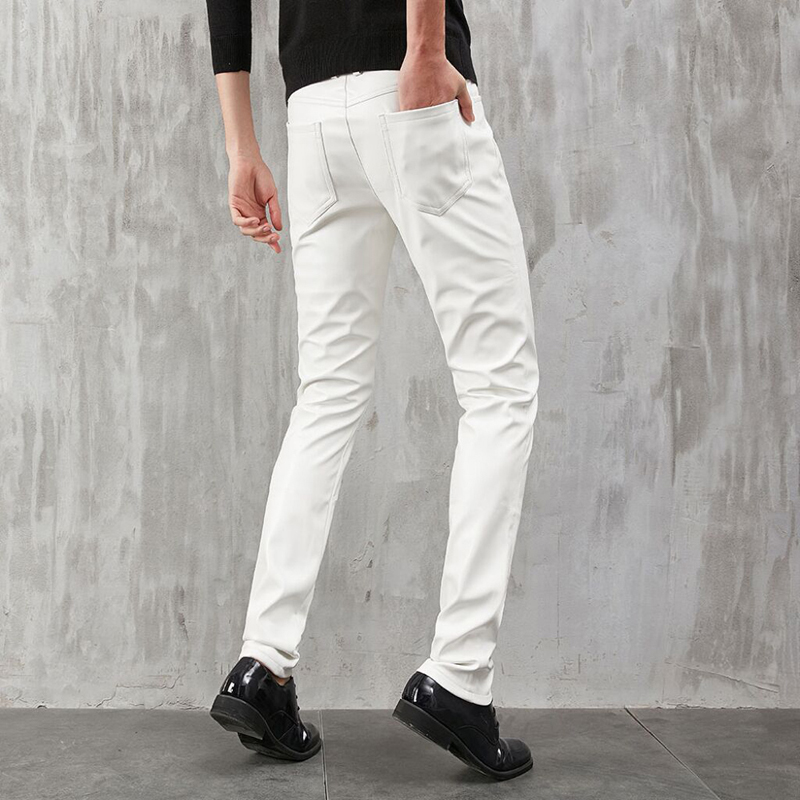 Men's Leather Pants Skinny Fit - đánh giá và giá Leather Work Pants