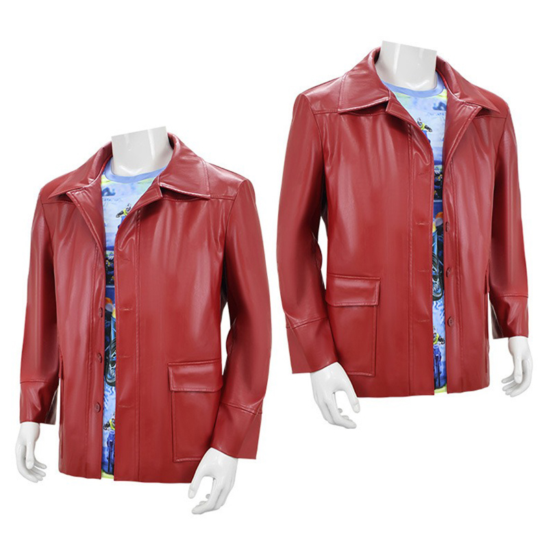 Men Red Leather Jacket Fight C - đánh giá và giá Leather Work Jacket