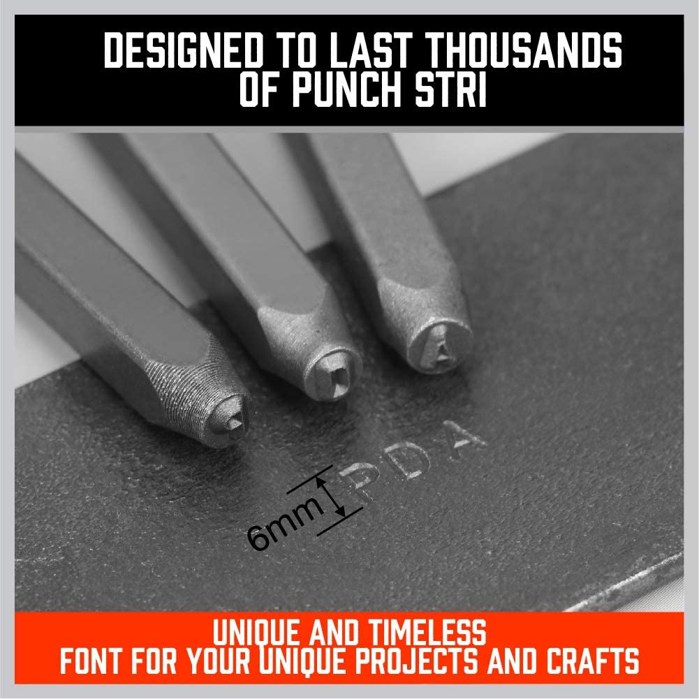 A68P-36-Piece 3Mm Number & Cap - đánh giá và giá Leather Stamp Set