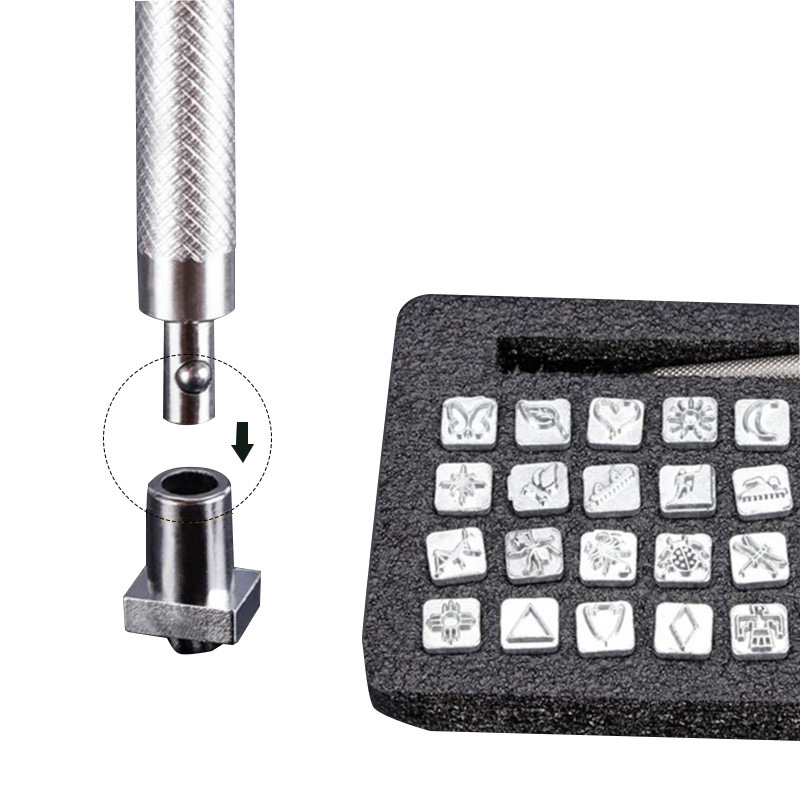 32pcs/set Steel Die Metal Stam - đánh giá và giá Leather Stamp Set