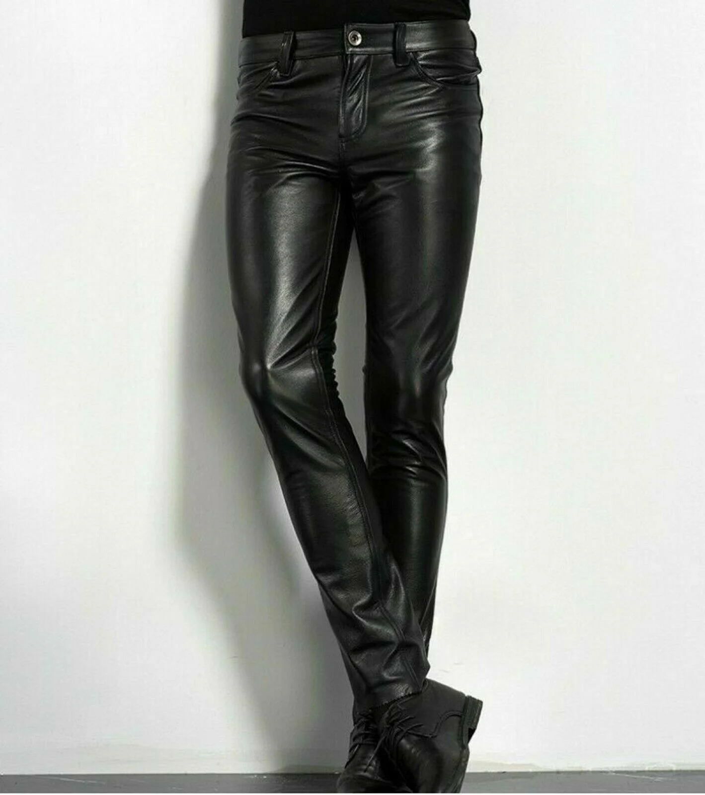 Choice PU Leather Pants Men's  - đánh giá và giá Leather Work Pants