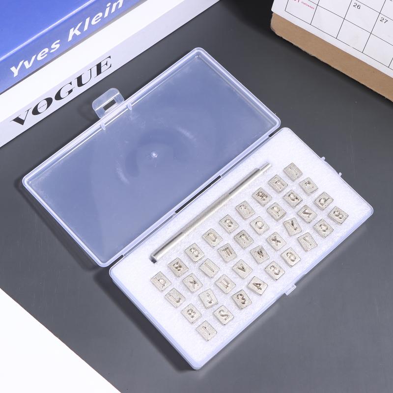 36Pcs/Set Stainless Steel Alph - đánh giá và giá Leather Stamp Set