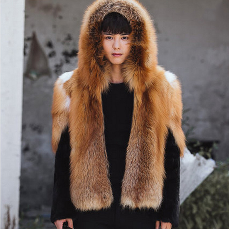 2026 Men Faux Fur Fox Coats Sh - đánh giá và giá Leather Work Jacket With Hood