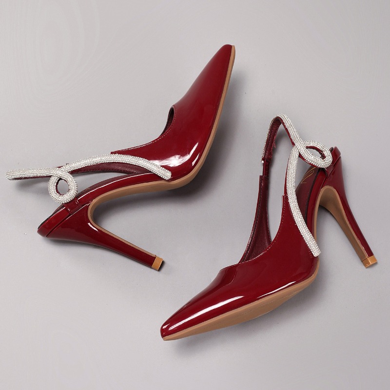 Sexy Patent Leather Pointed To - đánh giá và giá Leather Work Heels
