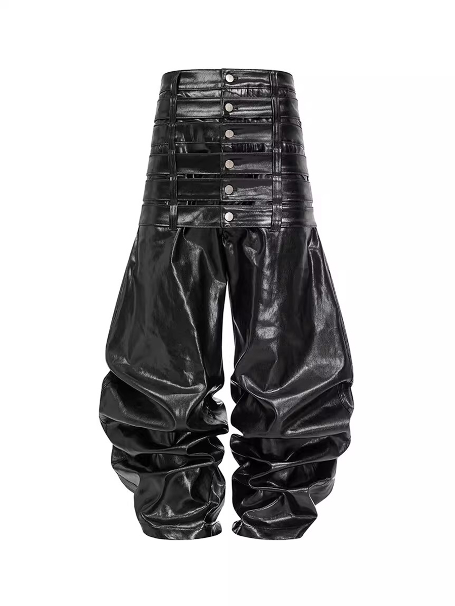 Mauroicardi Autumn Long Multi- - đánh giá và giá Leather Work Pants