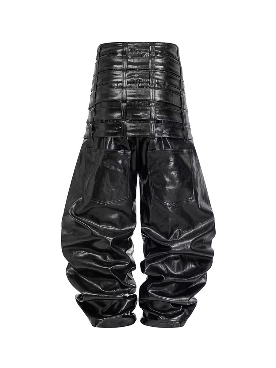 Mauroicardi Autumn Long Multi- - đánh giá và giá Leather Work Pants