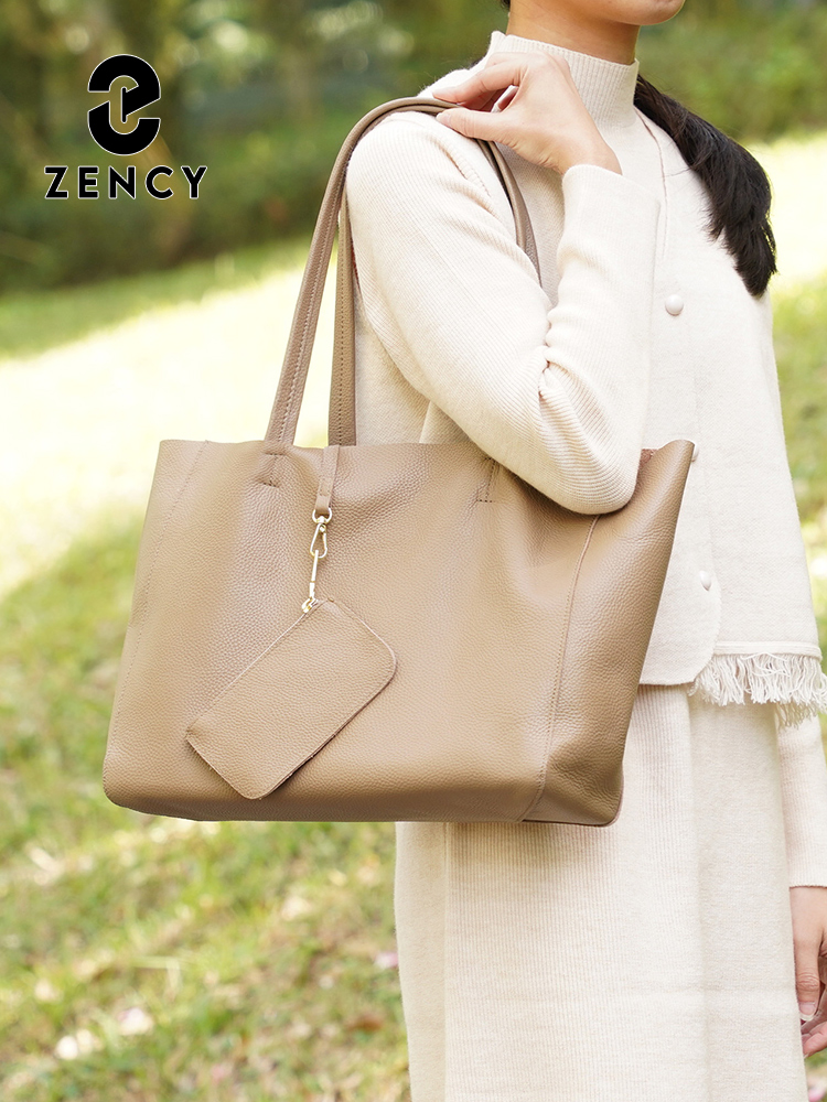 Zency Genuine Leather Large To - đánh giá và giá Leather Work Handbag