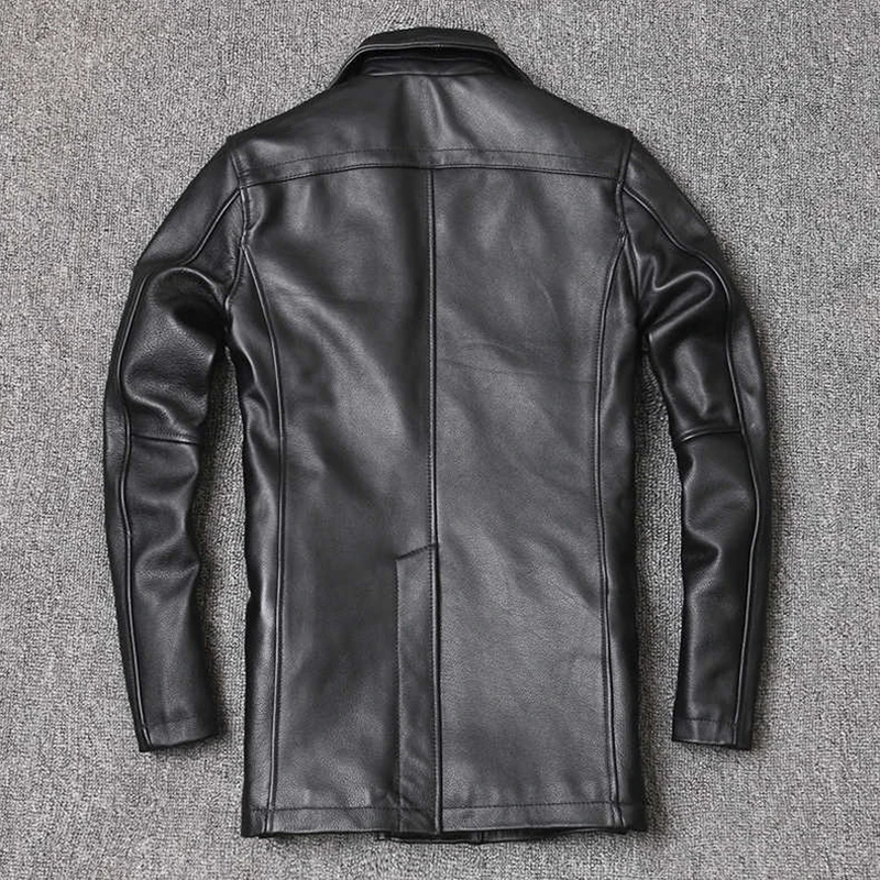 Genuine Leather Jacket Men's T - đánh giá và giá Leather Work Jacket