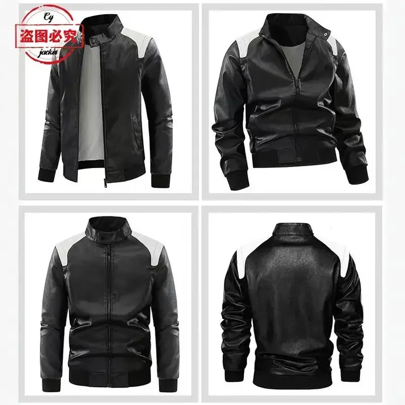 Ready to Race logo printed off - đánh giá và giá Leather Work Jacket With Hood