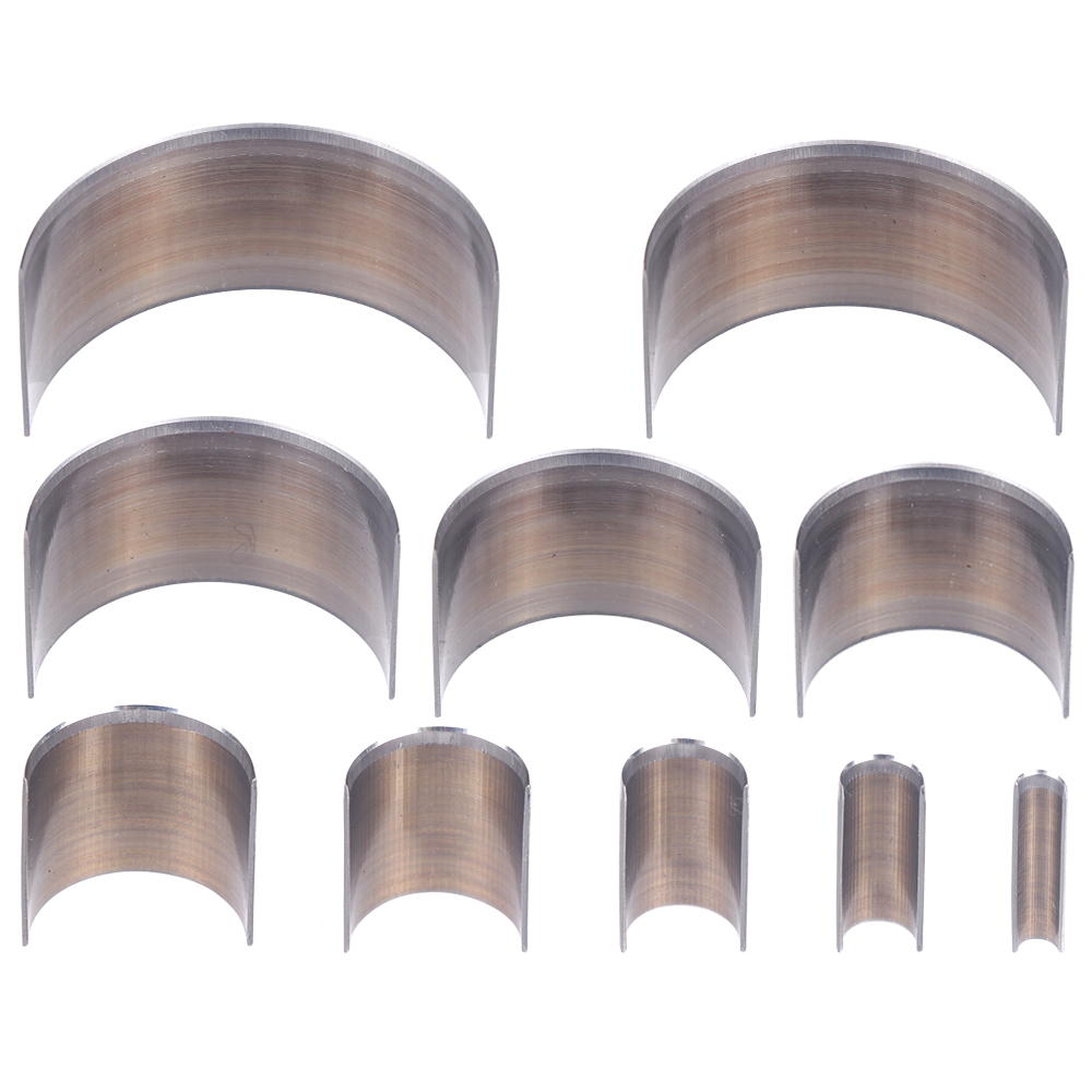 10pc/set Half Circle Punching  - đánh giá và giá Leather Stamp Set