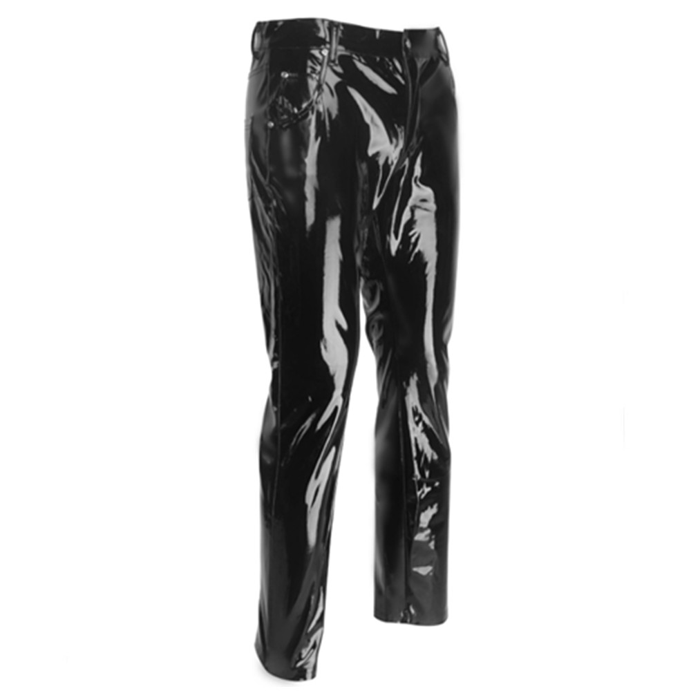 Sáng Bóng PVC Cao Su Quần Áo X - đánh giá và giá Leather Work Pants