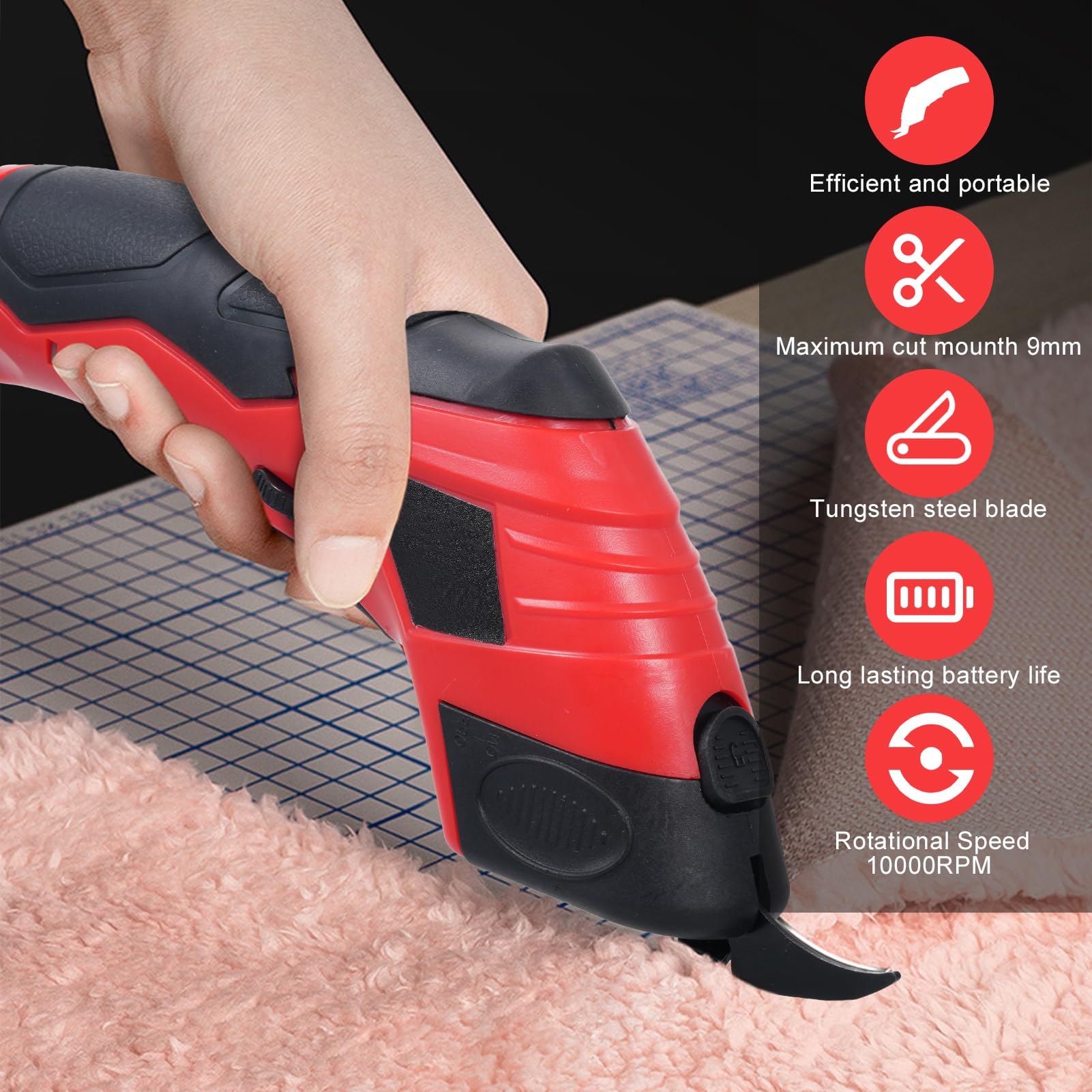Cordless Electric Scissors Cut - đánh giá và giá Leatherwork Machine