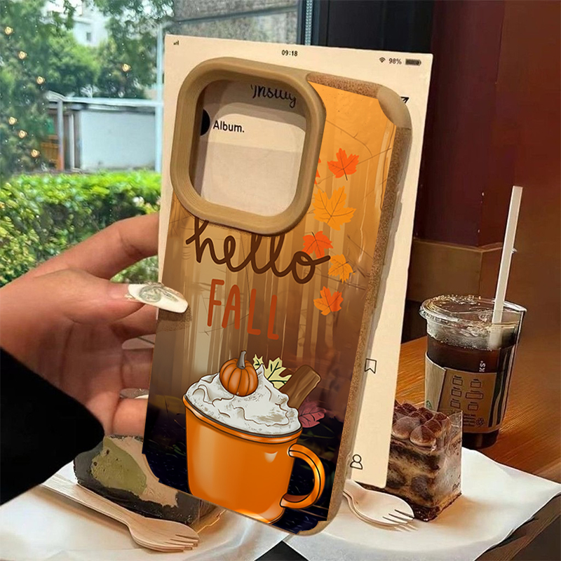 Retro Maple Leaf Fall Coffee P - đánh giá và giá Leather X