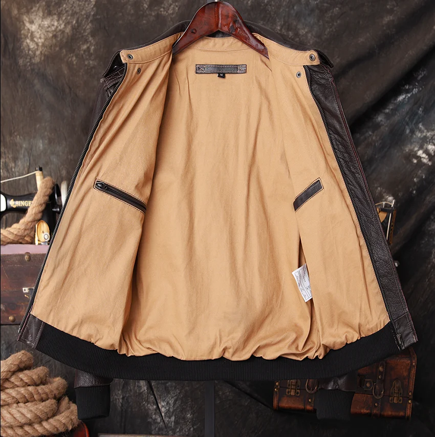 Bomber A2 Pilot Genuine Leathe - đánh giá và giá Leather Work Jacket