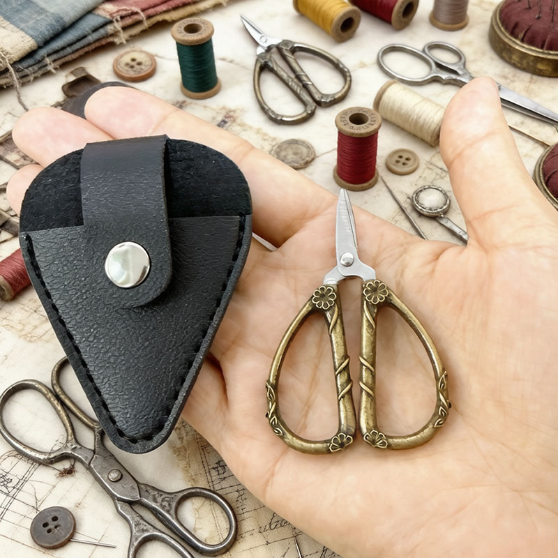Mini Vintage Scissors Stainles - đánh giá và giá Leather Work In Art