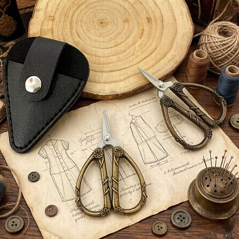 Mini Vintage Scissors Stainles - đánh giá và giá Leather Work In Art