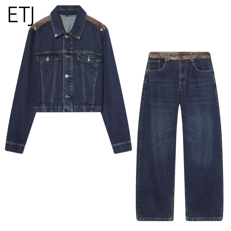 ETJ Women's Denim Jacket & Jea - đánh giá và giá Leather Work Pants