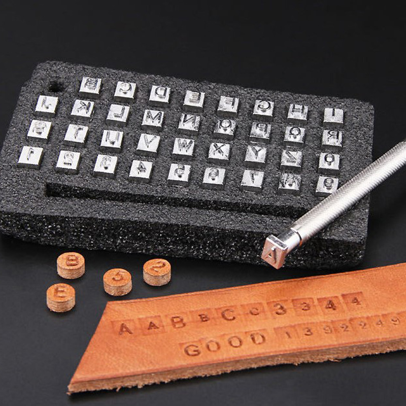 36pcs Steel Alphabet letter Nu - đánh giá và giá Leather Stamp Set