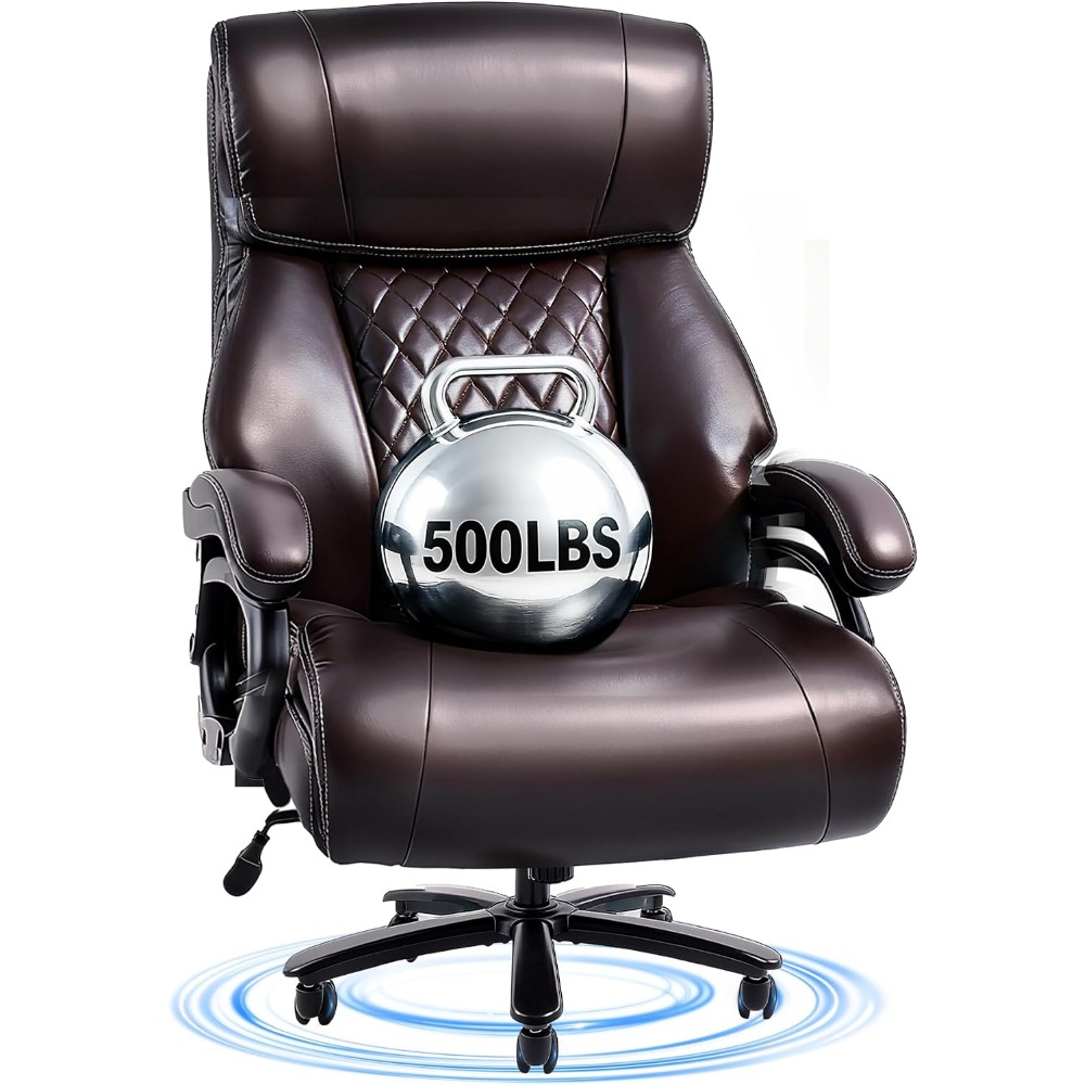 High-Capacity Office Chair for - đánh giá và giá Leather Work Leather