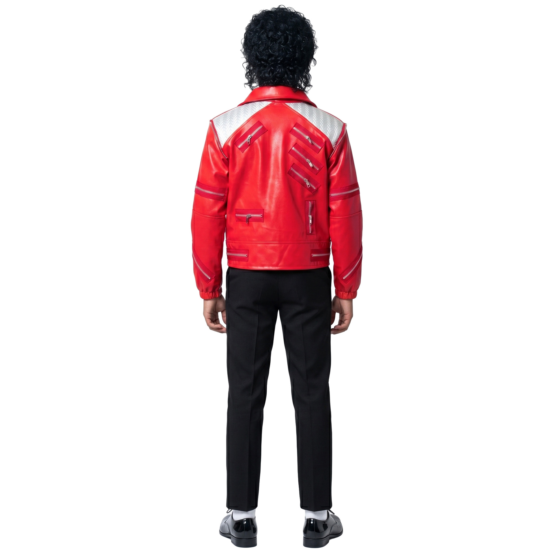 80s Retro Pop Star Costume Mic - đánh giá và giá Leather Work Jacket