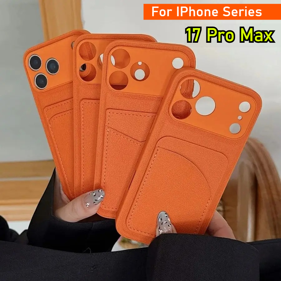 Leather Orange Color Card Hold - đánh giá và giá Leather X