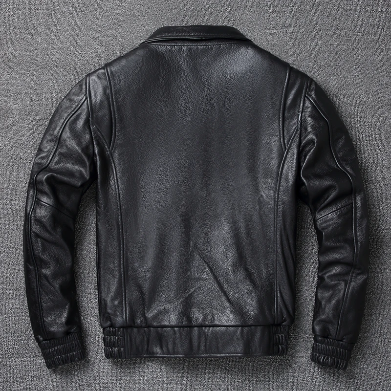 2024 New Plus Size 8XL Men's w - đánh giá và giá Leather Work Jacket