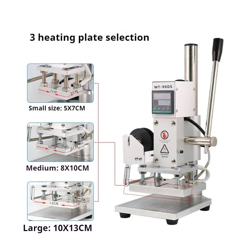 Hot Foil Stamping Machine 300W - đánh giá và giá Leatherwork Machine